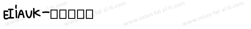 EIiAuK字体转换