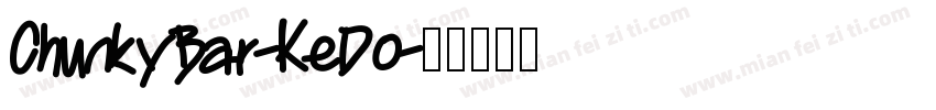 ChunkyBar-KeDo字体转换
