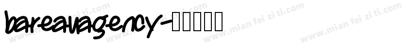 bareauagency字体转换