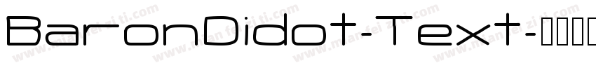BaronDidot-Text字体转换
