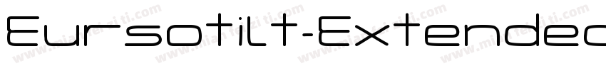 Eursotilt-Extended字体转换