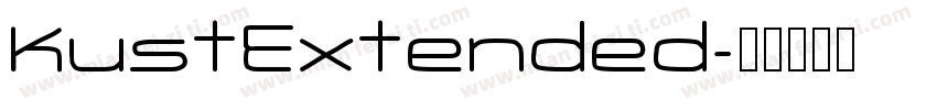 KustExtended字体转换