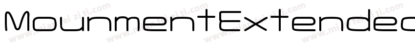 MounmentExtended字体转换