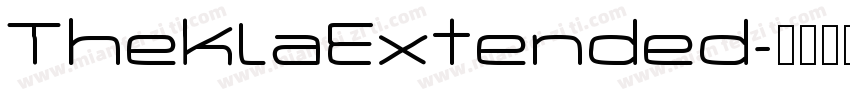 TheklaExtended字体转换