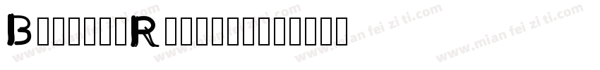 Barrio-Regular字体转换