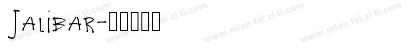 Jalibar字体转换