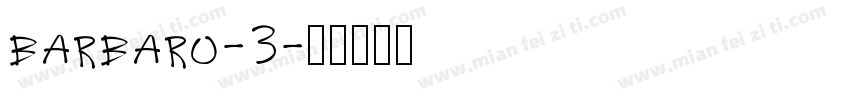 barbaro-3字体转换