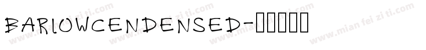 barlowcendensed字体转换