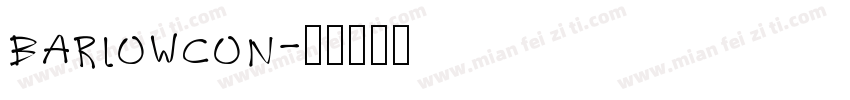 barlowcon字体转换