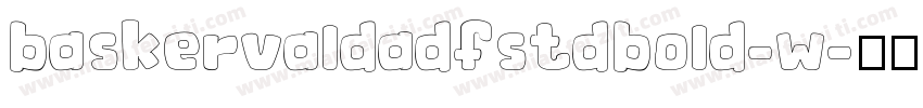 baskervaldadfstdbold-w字体转换