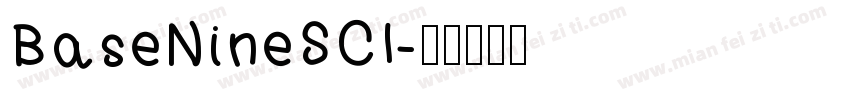 BaseNineSCI字体转换