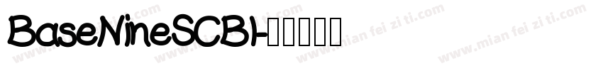 BaseNineSCBI字体转换