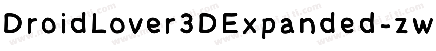 DroidLover3DExpanded-zw0G字体转换
