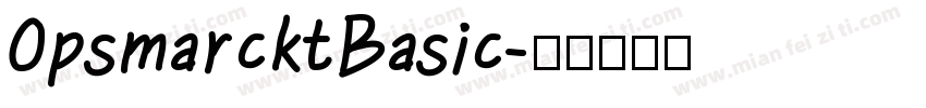 OpsmarcktBasic字体转换