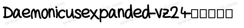Daemonicusexpanded-vz24字体转换