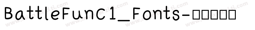 BattleFunC1_Fonts字体转换