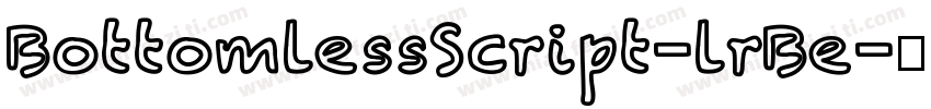 BottomlessScript-lrBe字体转换