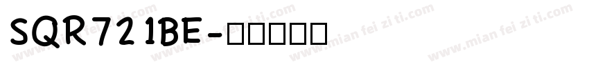 SQR721BE字体转换
