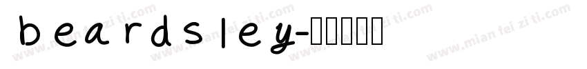 beardsley字体转换