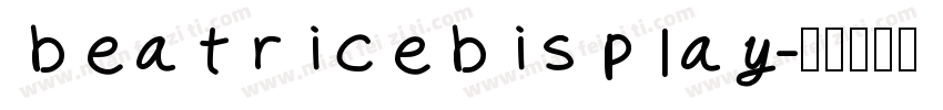 beatricebisplay字体转换