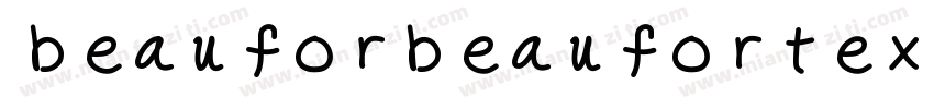 beauforbeaufortext字体转换
