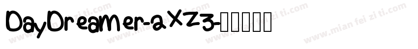 DayDreamer-2XZ3字体转换