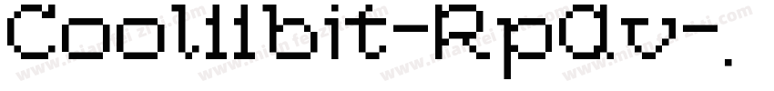 Cool11bit-RpAv字体转换