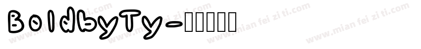 BoldbyTy字体转换