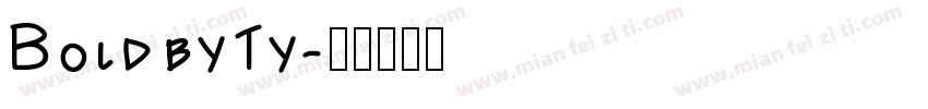 BoldbyTy字体转换