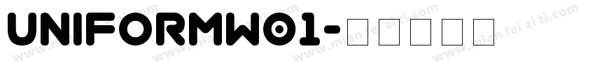 UniformW01字体转换