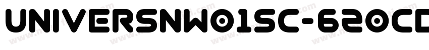 UniversNW01SC-620CdB字体转换