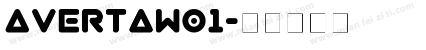 avertaw01字体转换