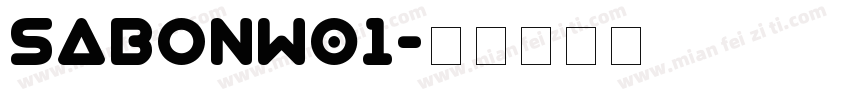 sabonW01字体转换