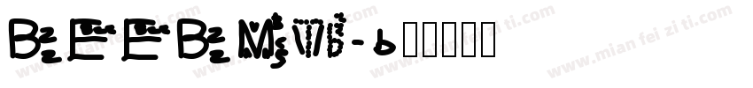 BEEBMT字体转换
