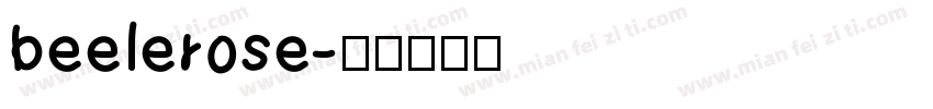 beelerose字体转换