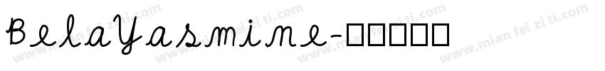 BelaYasmine字体转换