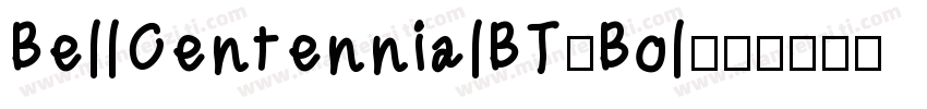 BellCentennialBT-Bol字体转换