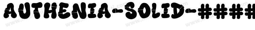 Authenia-Solid字体转换