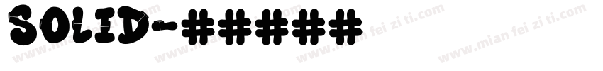 solid字体转换
