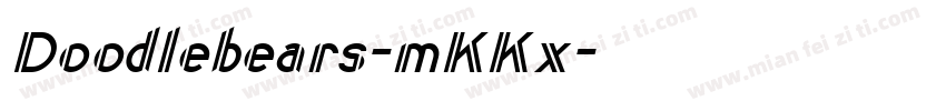 Doodlebears-mKKx字体转换