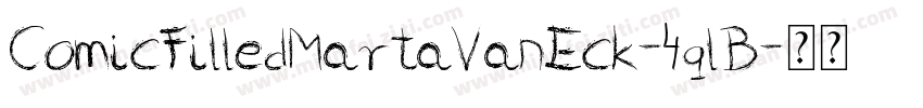 ComicFilledMartaVanEck-4qlB字体转换