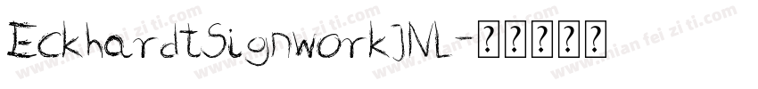 EckhardtSignworkJNL字体转换