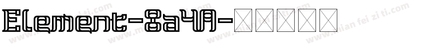 Element-8a4A字体转换