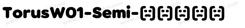 TorusW01-Semi字体转换