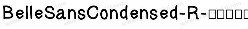 BelleSansCondensed-R字体转换