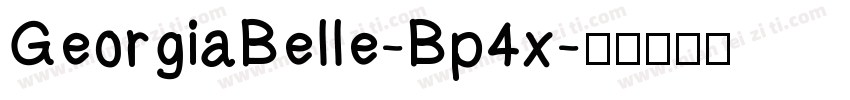 GeorgiaBelle-Bp4x字体转换