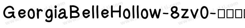 GeorgiaBelleHollow-8zv0字体转换
