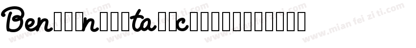 BenZion3DItalic-l655字体转换