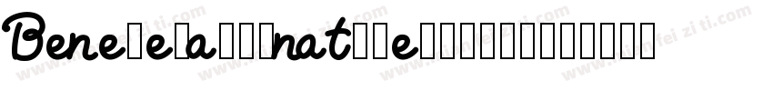 Benedelasignature-qZox2字体转换