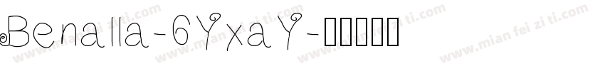Benalla-6YxaY字体转换